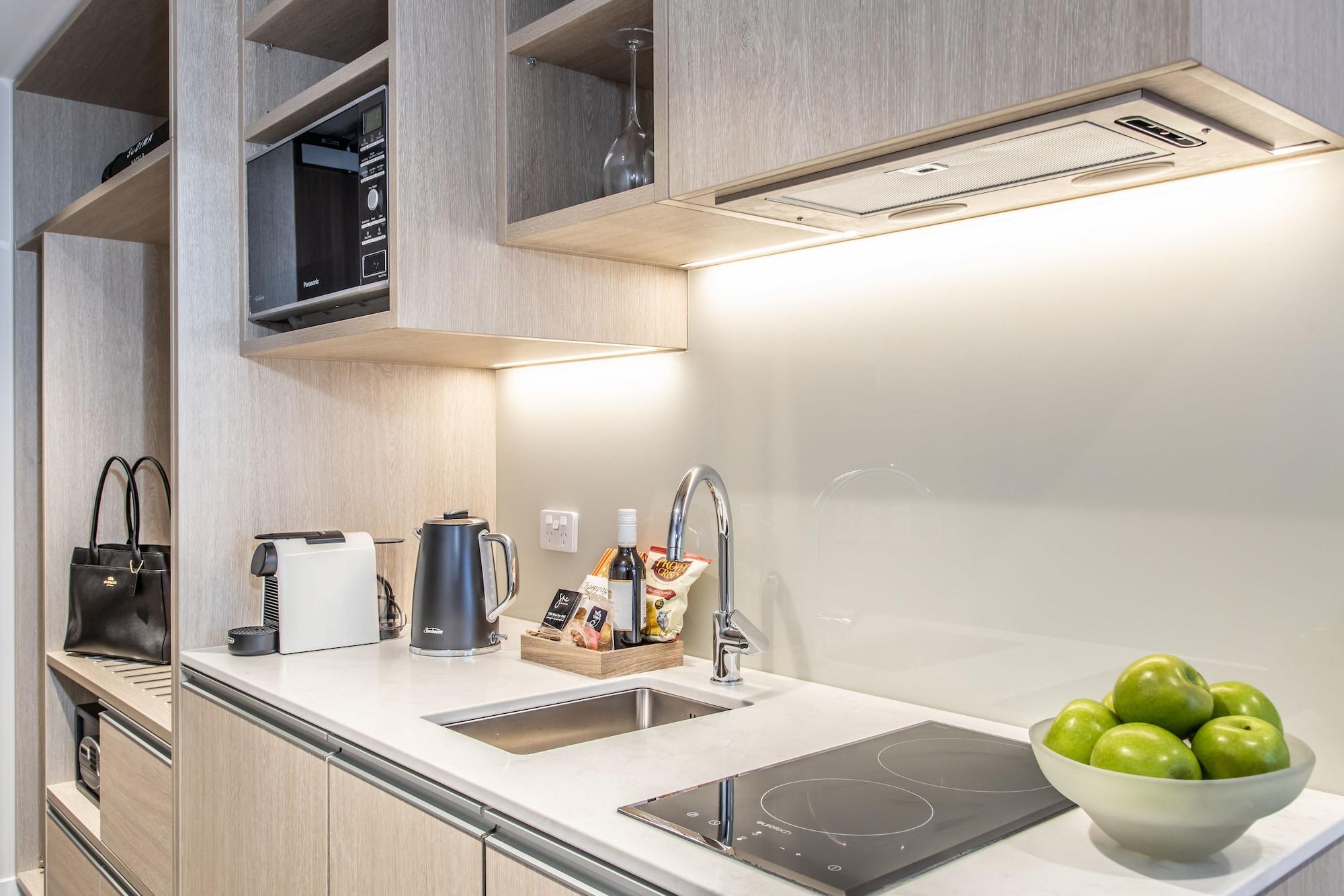 Sudima Christchurch City Exterior photo A kitchen in a serviced apartment