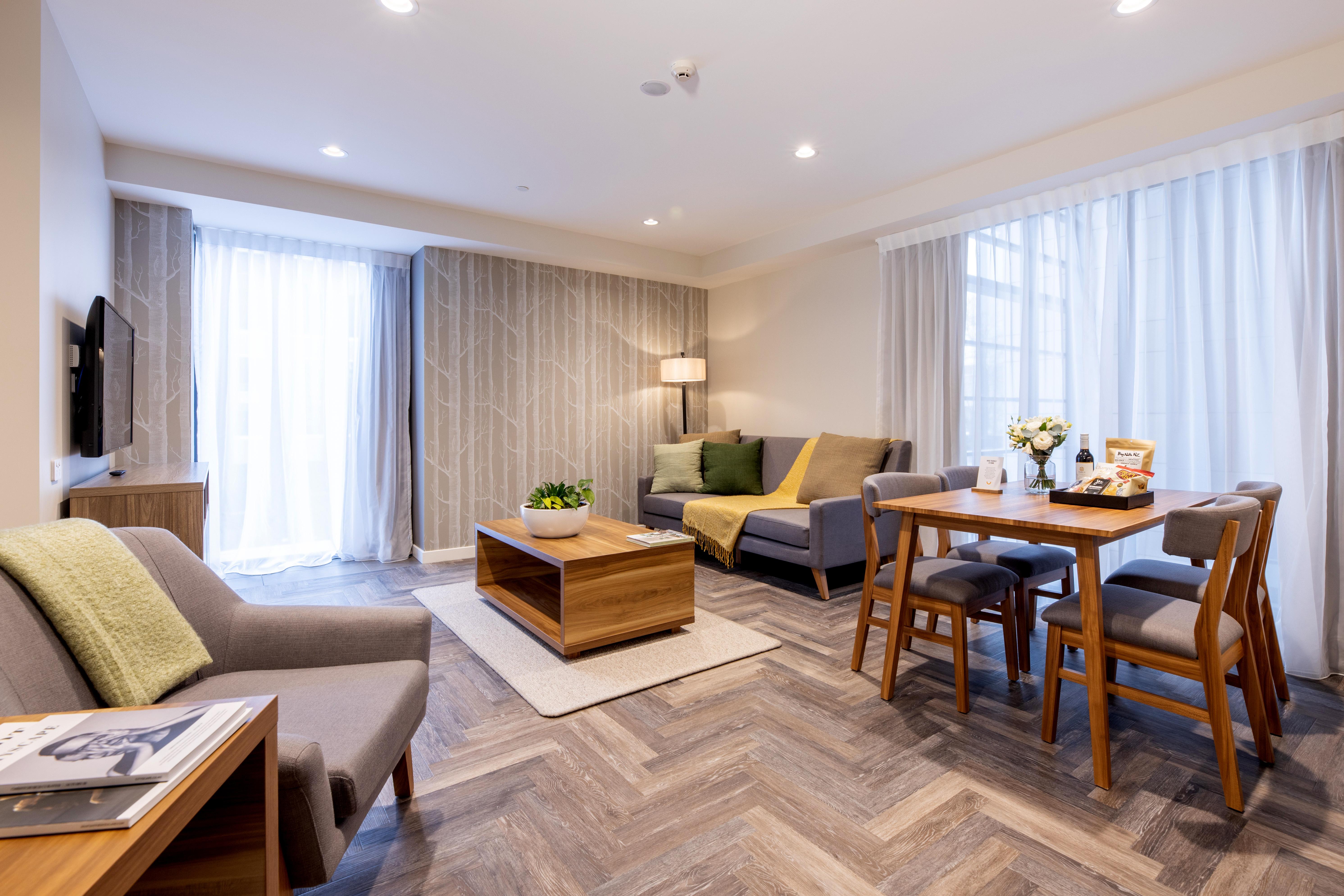Sudima Christchurch City Exterior photo A living room at The Standard East Village